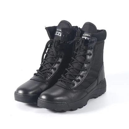 2026 New Winter Combat Boots Outdoor Wear-Resistant Hiking Men and Women Tactical Training Botas High Top Desert Shoes