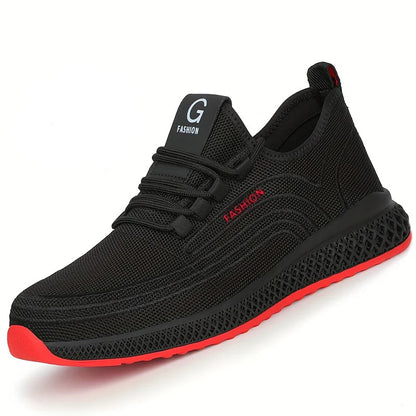Puncture Proof Breathable Work Safety Boots Anti-stab Safety Shoes Men Steel Toe Shoes Man Construction Work Shoes Protective Sh