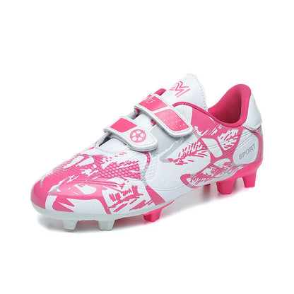 Professional Football Shoes Kids Futsal Sneakers Outdoor Low-cut Soccer Shoes Boys Lightweight Non-slip Children's Sports Shoes