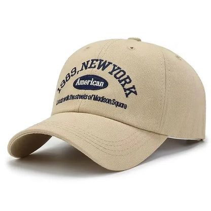 Embroidery 1989 New York Baseball Hats Washed Cotton Cap for Men Women Adjustable Snapback Caps Baseball Cap Letter Dad Hat Hot