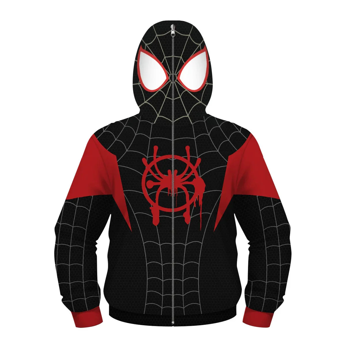 New AnimeSpider Man Iron Man Hoodie Kids Superhero Cosplay Jacket Boys Girls Zipper Star Wars Sweatshirt for Halloween Party