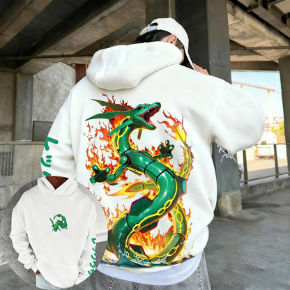 Anime Collaboration Plus Size Hoodie Spring/Autumn New Men's and Women's Hip-hop Trend Daily Casual Parent-child Top