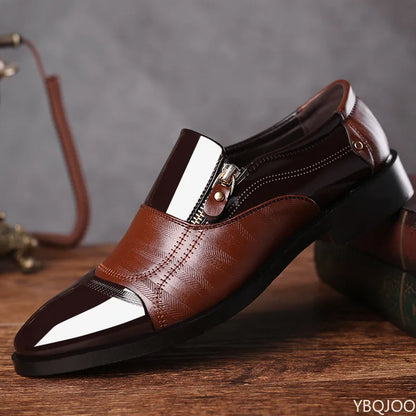 2026 Large Size Fashionable Men's Office Formal Shoes Low Cut Daily Comfortable Pointed Multifunctional Men's Wedding Shoes