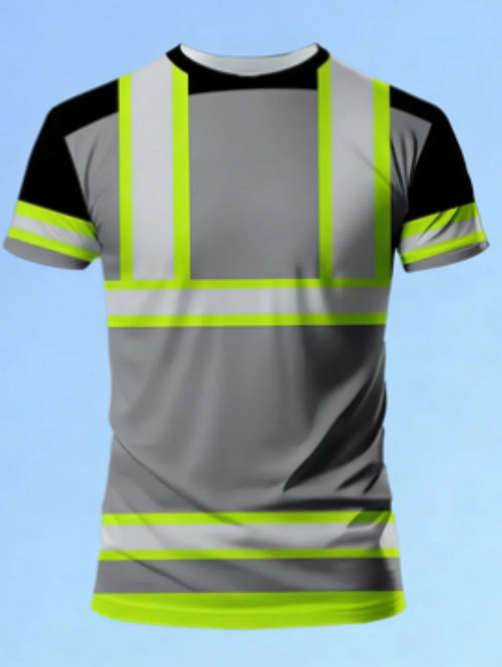 Men's 3D Printed New Secure Logo Color Blocking Design Short-Sleeved T-Shir Fashion Summer Daily Casual Work Wear Men's T-Shirts