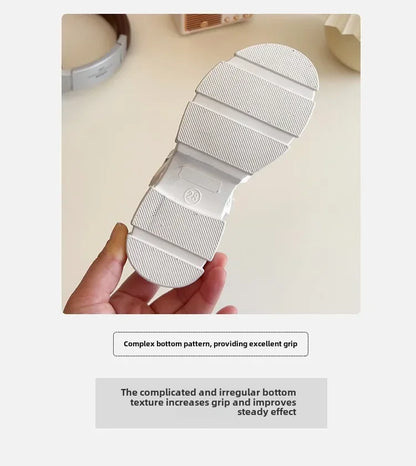 2025 Summer New Children Fashion Sandals for Girls American Style Soft Thick Sole Non-slip Versatile Cool Woven Roman Beach Shoe