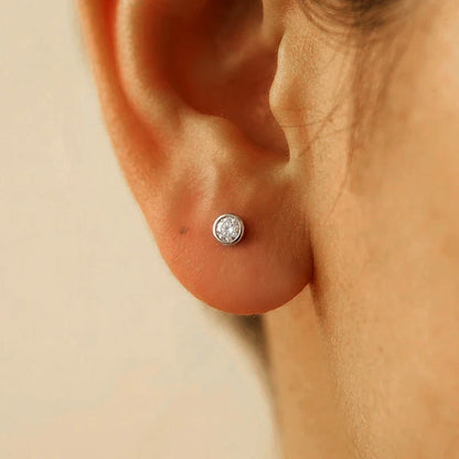 New 3mm 2 Ways To Wear  Moissanite Bubble Tassel Drop Earrings for Women Wedding Engagement Jewelry S925 Sterling Silver