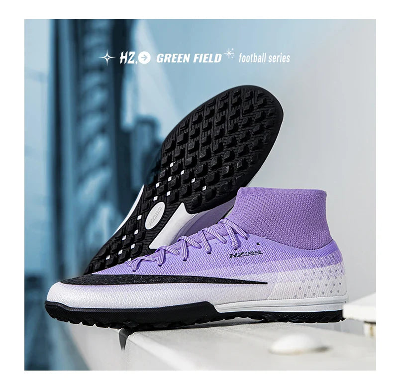 New Men Soccer Shoes Hot Sale Football Boots Women Professional TF/FG Sneakers Unisex High-quality Futsal Cleats Ultralight