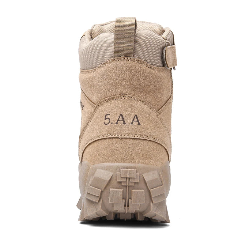 Outdoor boots, hiking shoes, hiking high top shoes, men's shoes, anti slip and wear-resistant off-road sports shoes, combat boot