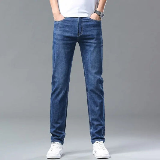 Men's New Fashion Business Jeans for Autumn and Winter  Classic Style Casual Stretch Slim Jeans  Men's Brand Jeans Jeans Pants