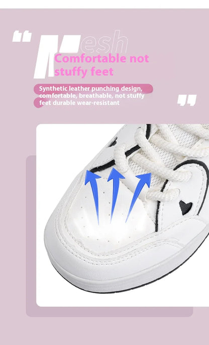 Lace-up breathable walking shoes Girls 2024 new two-wheeled retractable sports roller skates for female students outdoors