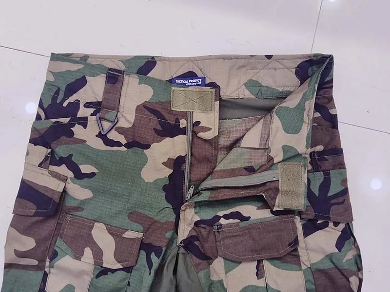 GEN3 Tactical Pants G3 Men Combat Trousers CP Camo Cargo Pant +Knee Pads Training Hunting Pants Work Clothing  Wear-resisting