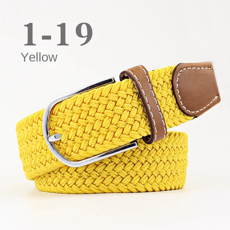 107/120cm Unisex Colorful Canvas - Belt Casual Luxury Trend Jeans Accessories Nylon Girdle Hunting Belt for Men and Women