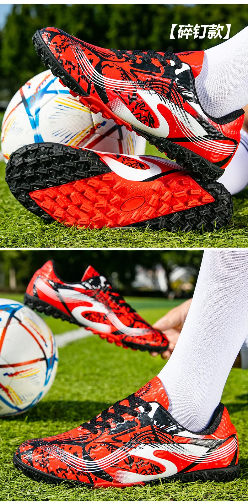 Football Boots Boys Professional  Soccer Shoes Kids Athletics Training Shoes Sports Shoe Girls Outdoor Spikes Chuteira De Campo