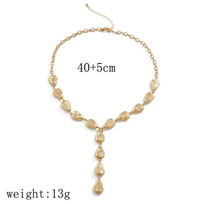 Elegant Irregular Imitation Pearl Beads Necklace for Women Vintage Party Wedding Tassels Choker Fashion Jewelry Accessories Gift