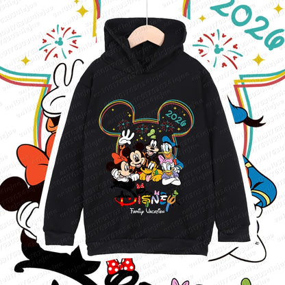 Pattern Pure Cotton Hoodie Parent-child Suit Unisex Keep Warm High Quality Causal Top