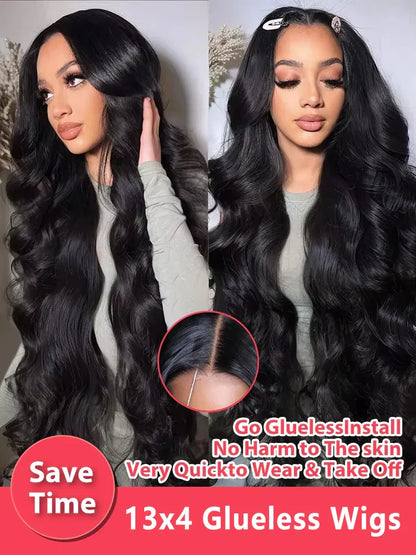 Wear Go Glueless Wigs Human Hair Body Wave Wigs 13x4 13x6 Hd Lace Frontal Wigs 4x4 Remy Vietnamese Lace Frontal Wig Pre Plucked