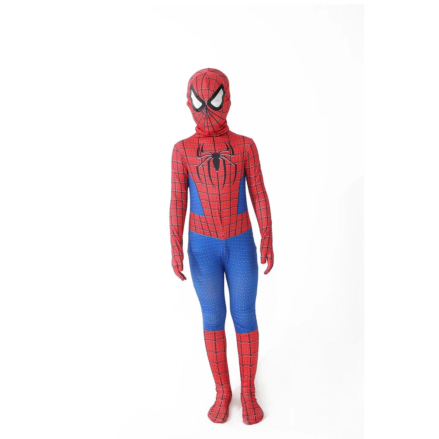 Superhero Spiderman Costume Bodysuit for Spandex Zentai Halloween Spider Man Cosplay Jumpsuit 3D Style