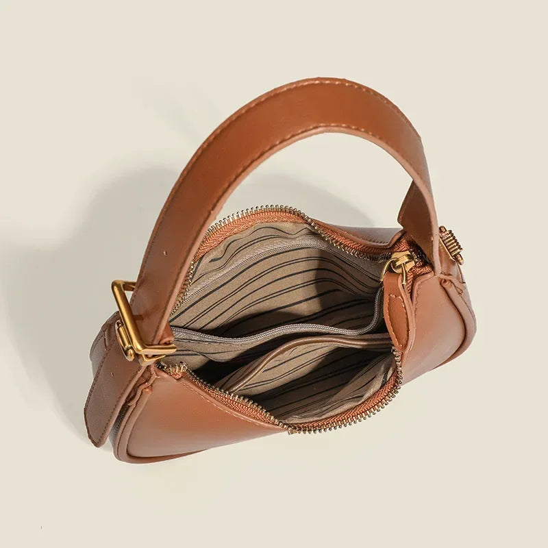 2025 Fashion Underarm Bag Top-handle Bags Women's 2025 New Arrival Casual Dumpling Bag Classyretro Shoulder Crossbody Bag