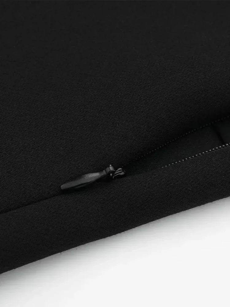 Women Fashion Solid Bandage Side Zipper Mini Skirts Shorts Vintage High Waist Female Chic Lady Shorts