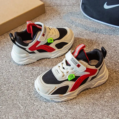 Kids Sneakers for Boys Girls 2025 Spring New Children's Walking Shoes Breathable Mesh Student School Basketball Kids Shoes