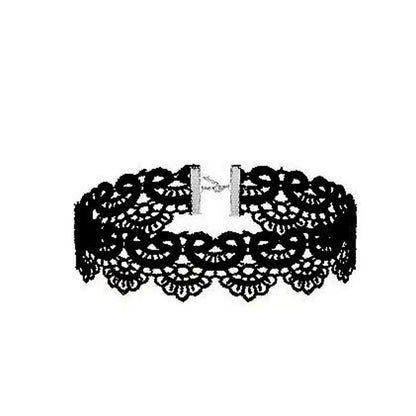 Punk Black Sexy Lace Chokers Necklace For Women Fashion Retro Clavicle Chain Halloween Collar Choker Steampunk Gifts
