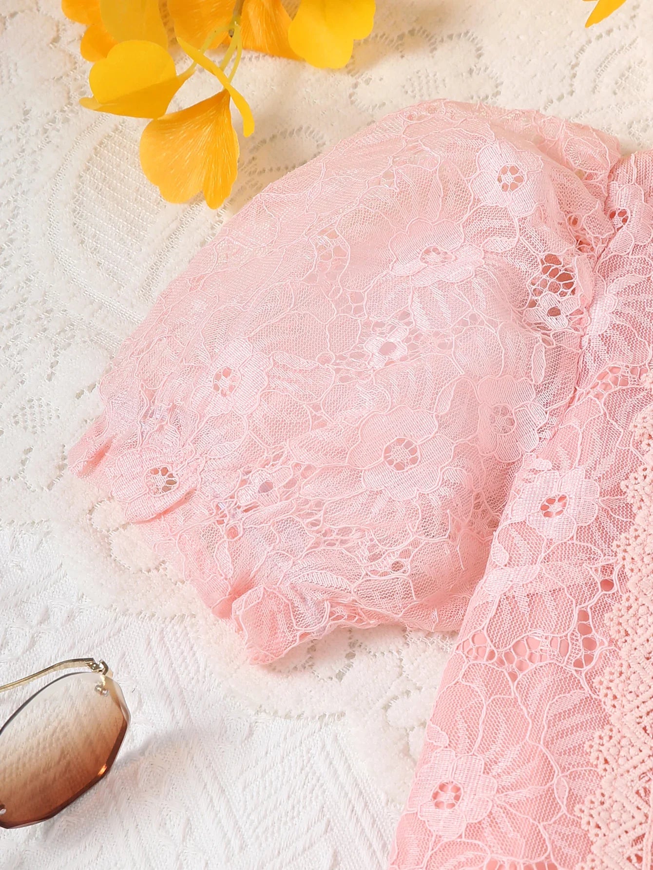 New Summer Girls' Princess Dress With Round Neck Print French Pink Short Sleeve Netting Patchwork Skirt