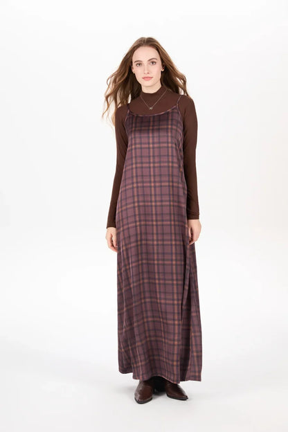 woman clothing mockneck + elegance slip satin dress matching look adjustable maxi floor length lady wear