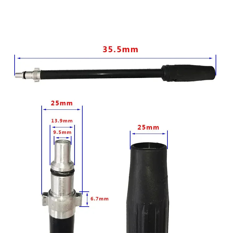 High pressure washer Water gun Car wash water gun Household water gun adjustable 8m water pipe set M14