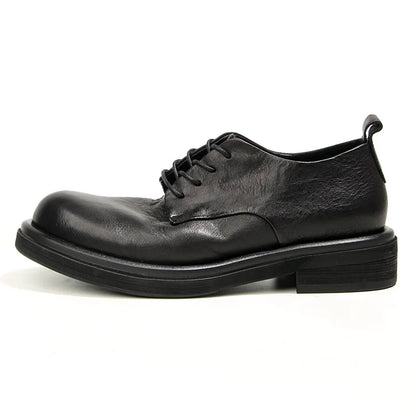 Soft Leather Mens Formal Shoes Luxury Quality Comfortable Brand Handmade Retro Genuine Leather Daily Wedding Social Shoes Male