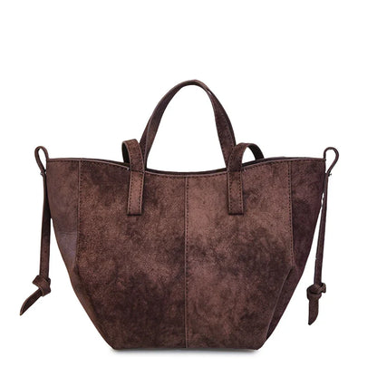 2025 Hot Sale Autumn Soft Women's Handbags Faux Suede Solid Color Large Capacity Shoulder Bag Casual Versatile Ladies Bags