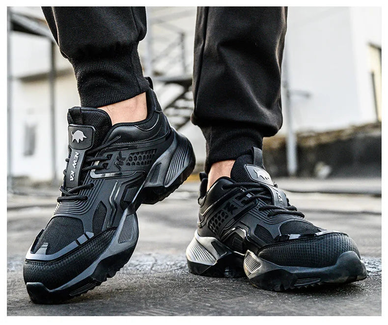 Labor Protection Shoes Are Lightweight Odor Resistant Breathable Smash Resistant Puncture Resistant Wear-resistant Safe for Work