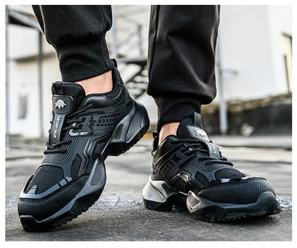 Labor Protection Shoes Are Lightweight Odor Resistant Breathable Smash Resistant Puncture Resistant Wear-resistant Safe for Work