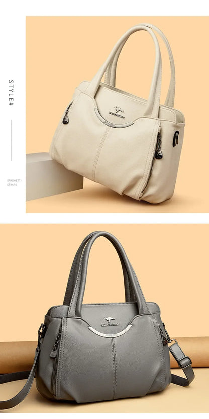 Luxury Purses and Handbags High Quality Soft Leather Shoulder Crossbody Bags for Women 2024 Elegant Tote Messenger Sac A Main