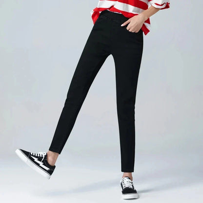 High Waist Tight Fashion Denim Trousers