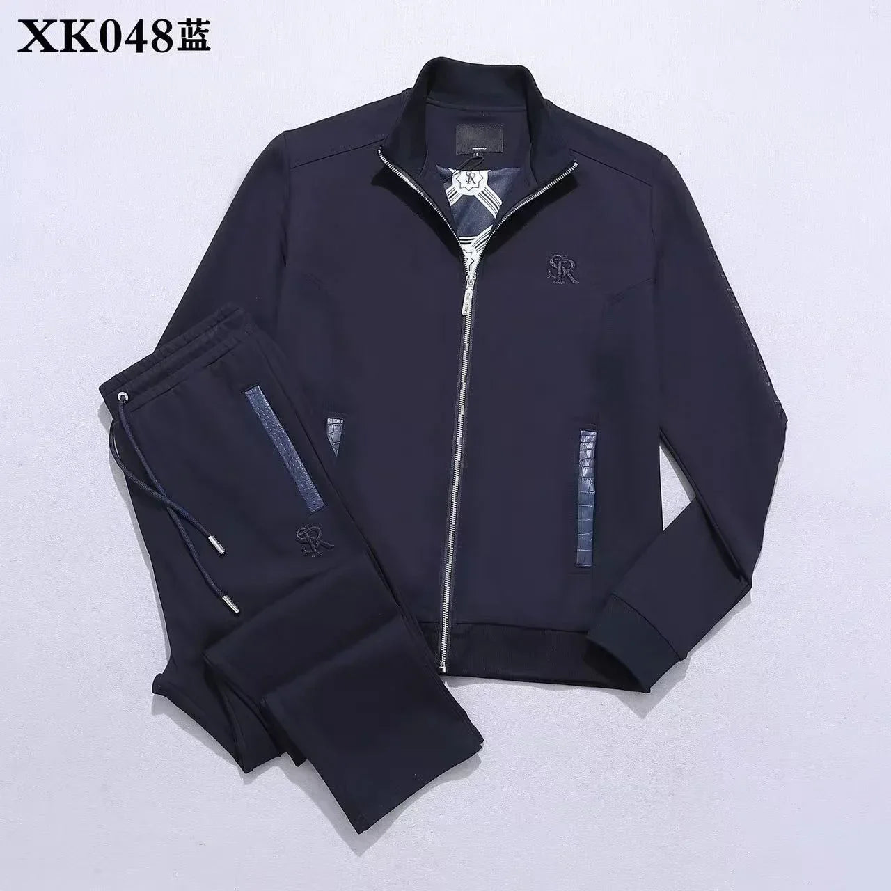 BILLIONAIRE Sportswear set cotton men 2025 autumn and winter thick sports casual zipper high-quality embroidery big size M-XXXLX
