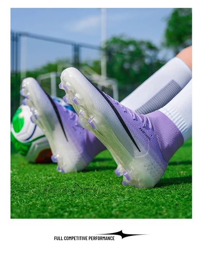 New Men Soccer Shoes Hot Sale Football Boots Women Professional TF/FG Sneakers Unisex High-quality Futsal Cleats Ultralight