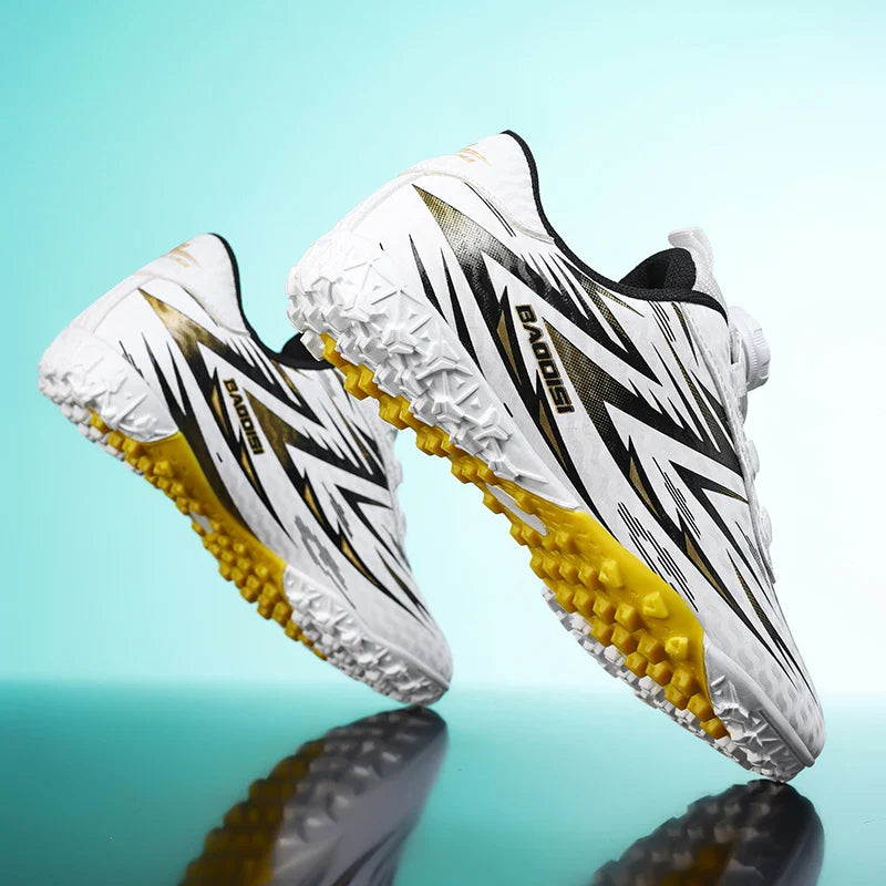 Kids Soccer Cleats Boys Football Boots Children Training Shoes Youth Ultralight Non-slip Sports Sneakers Breathable Comfortable