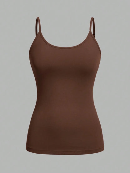 4 pcs Women Solid Color  Camisoles Vest Women Tank Tops Female Summer Sexy Strap Basic Tops Sleeveless Camisole T-shirt