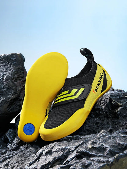 Rock Climbing Shoes Boys Girls Indoor Outdoor Breathable Mesh Beginner Children Rock Climbing Bouldering Training Sports Shoes