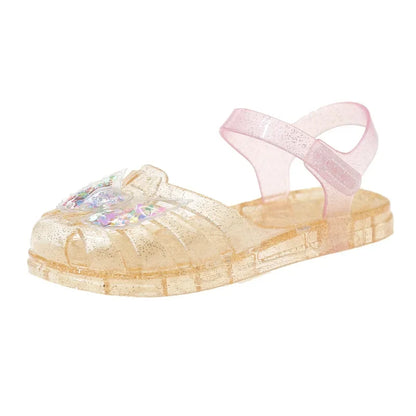 2025 New Summer Children's Sandals Little Princess Shoes Girls Sandals Baby Jelly Shoes Girls Beach Shoes