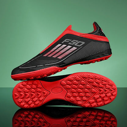 New Men Soccer Shoes Outdoor Sport Football Boots Training Breathable Match Boys Adult Cleats Non Slip Long Spikes Comfortable