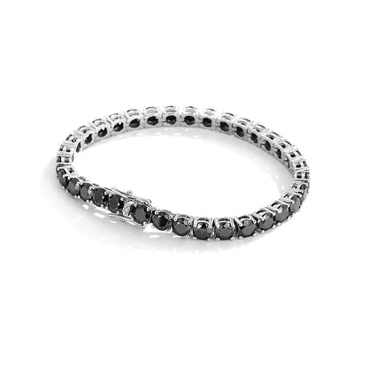 3mm Moissanite Tennis Bracelet Full Diamond GRA 925 Silver Plated 18k Wedding Party Jewelry Bracelets for Women Man