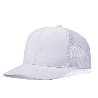 Custom embroidered logo hat Men's and women's mesh cap cotton baseball cap design DIY picture printing logo hat Summer sun hat