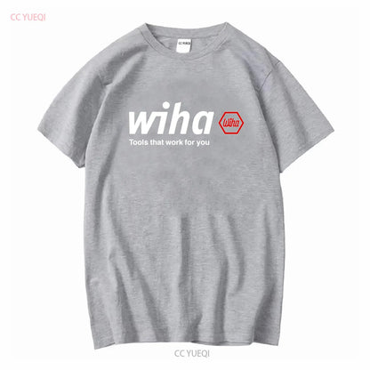 Wiha Tools Logo T shirt Sz S 4XL American Funny USA vintage Washed fashion Stylish Breathable Top For Everyday Wear graphic