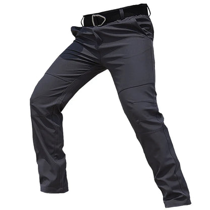 New Autumn Tactical Men Pants Casual Cargo Trousers  Work Pants Waterproof Wear-Resistant Outdoor Hiking Running Trousers Male