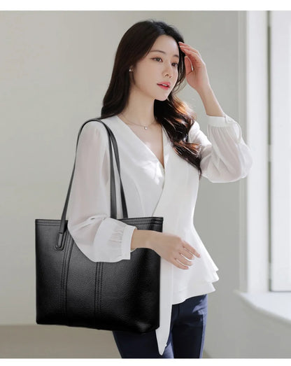 Genuine Brand Women Bags Designer High Quality Soft Leather Large Women 2024 Shoulder Bag Messenger Handbag Shopping Messenger