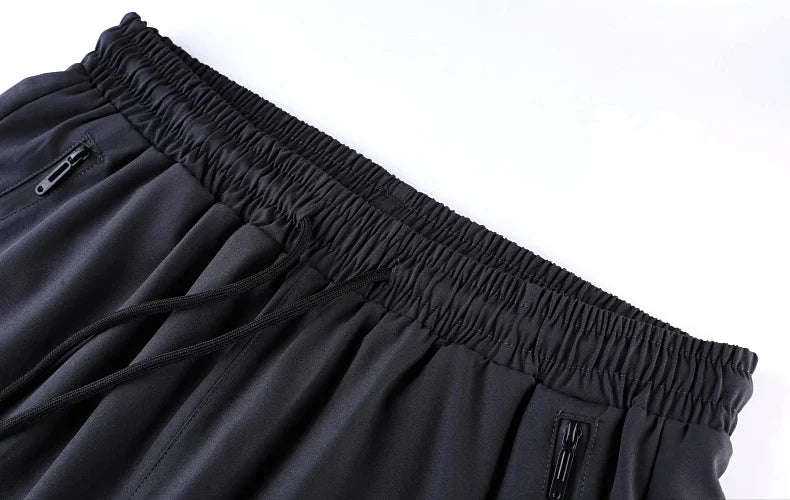 Men 2 In 1 Running Pants Double Layer Pant Tight Training Basketball Legging Fitness Sweatpant With Pockets Running Trousers