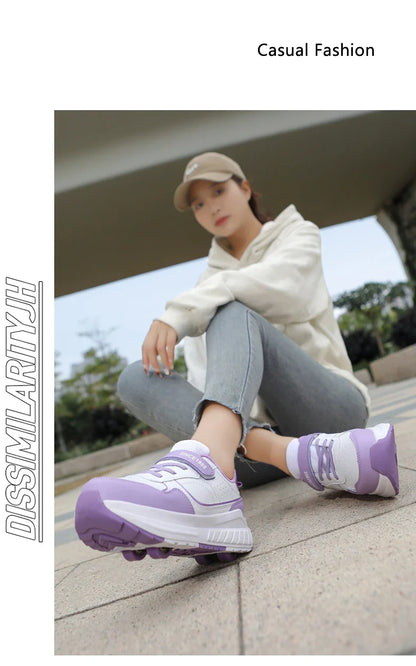 Roller Skate Shoes Kids Autumn 2024 Children Fashion Casual Sports Toy Birthday Gift Games Boys 4 Wheels Sneakers Girls