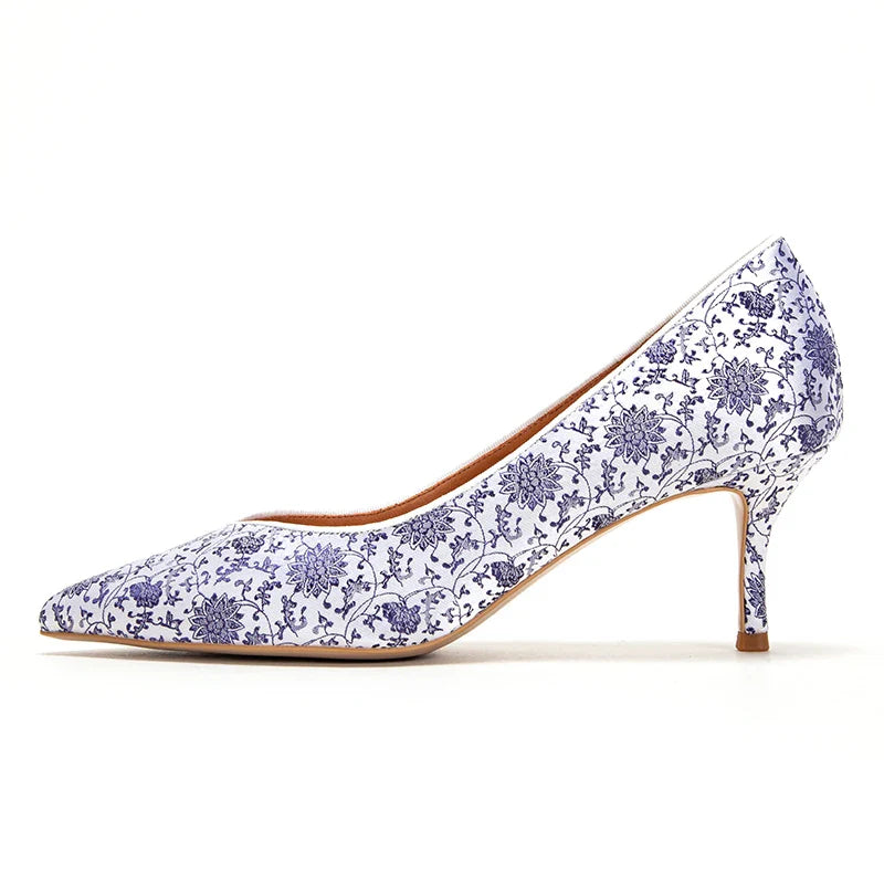 Women's Banquet Shoes New Silk Embroidered High Quality Women's Shoes