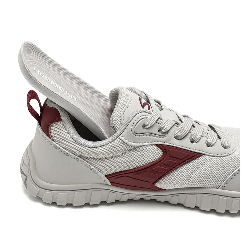 Minimalist Wide Toe Shoes Mens Womens Artificial Leather Running Sneakers Lace Up Lightweight Breathable Walking Shoes